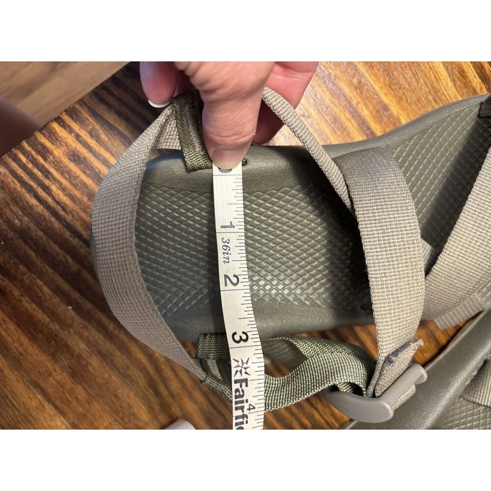 Excellent Condition Chaco Z1 Z/1 Classic Sandal Olive Green Men’s Size 10 - Picture 6 of 10